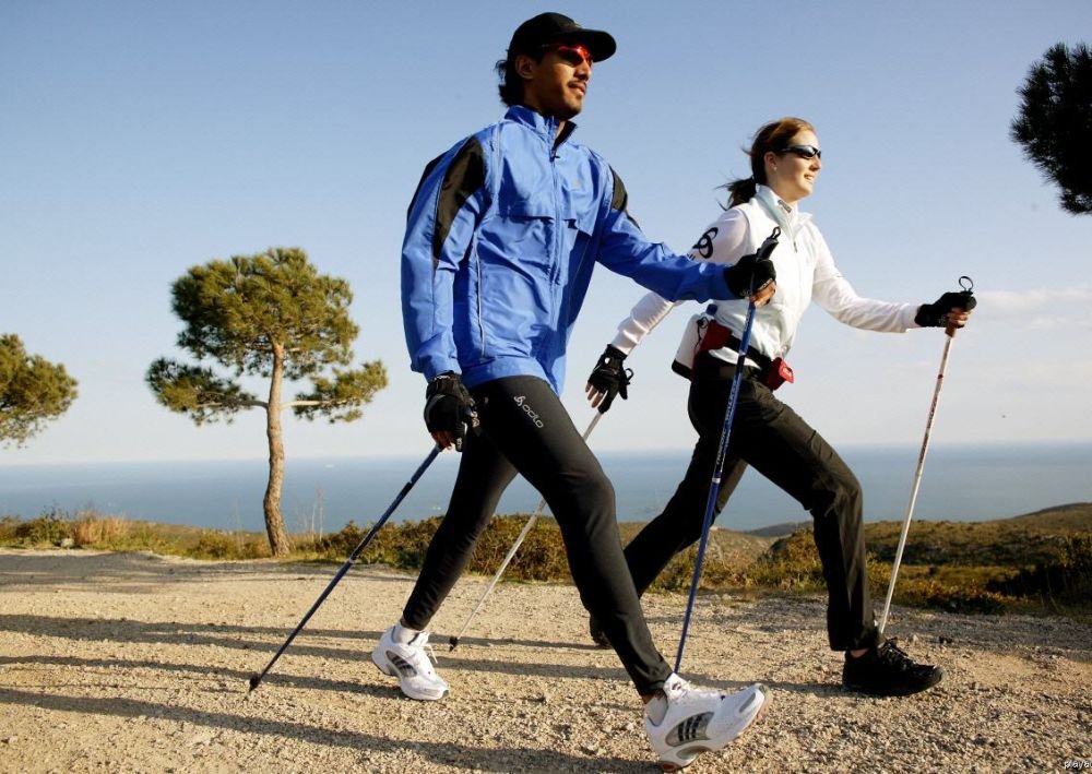 Nordic walking improves heart function