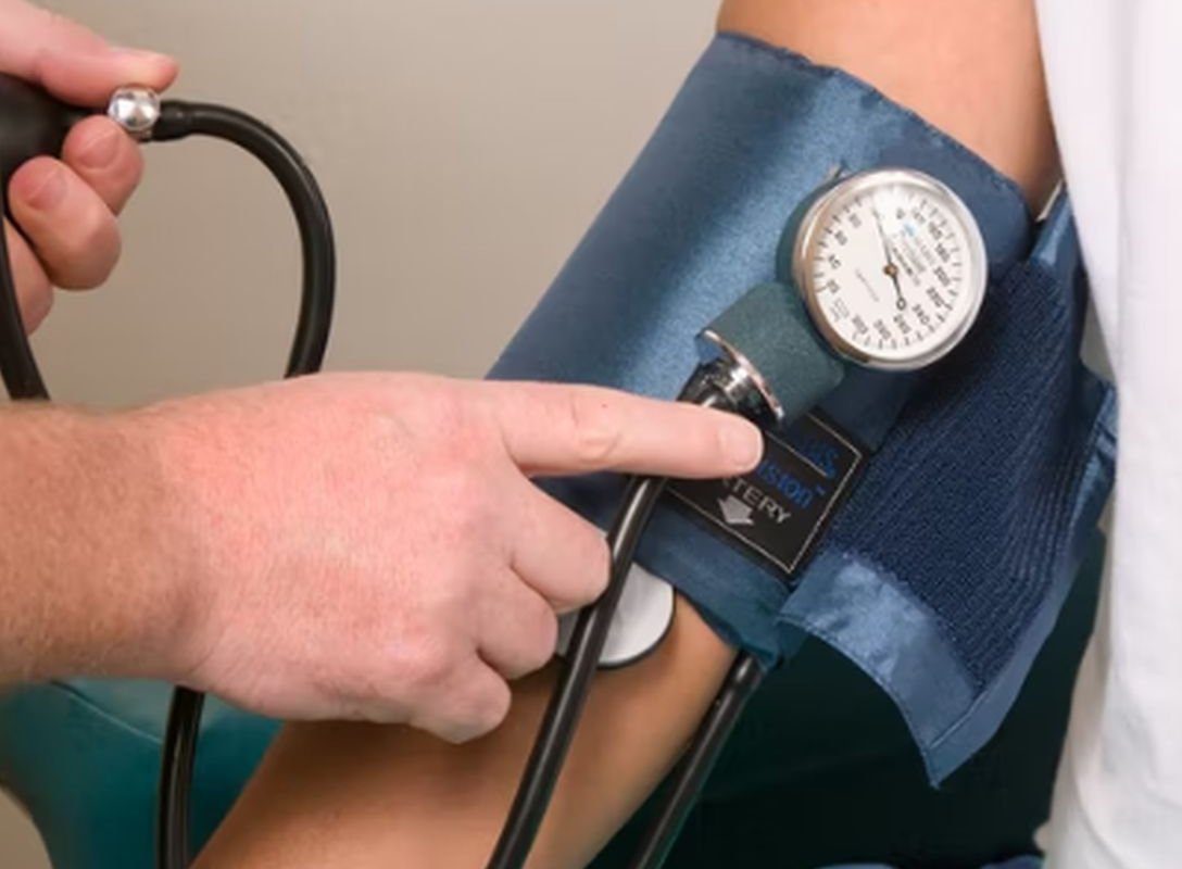 measuring blood pressure