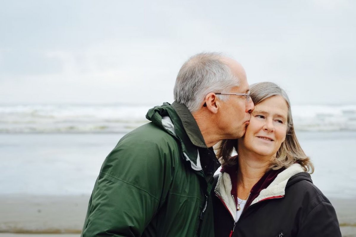 elderly couple