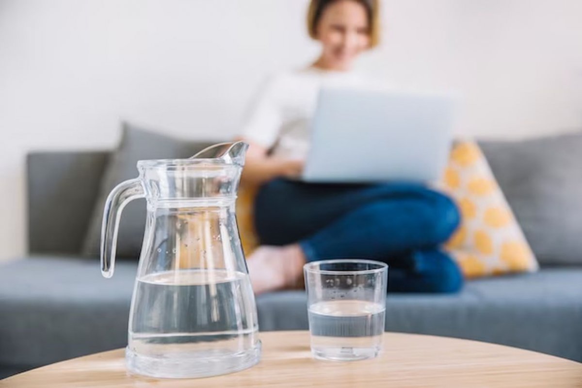 water in a jug