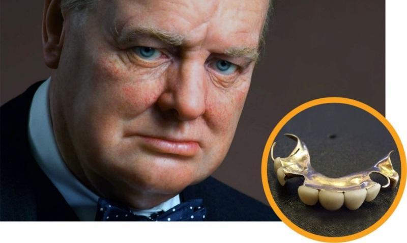 Winston Churchill's gold dentures sold at auction1