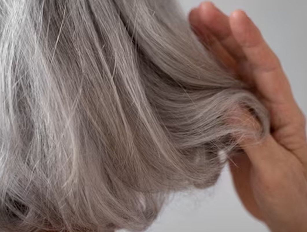 gray hair